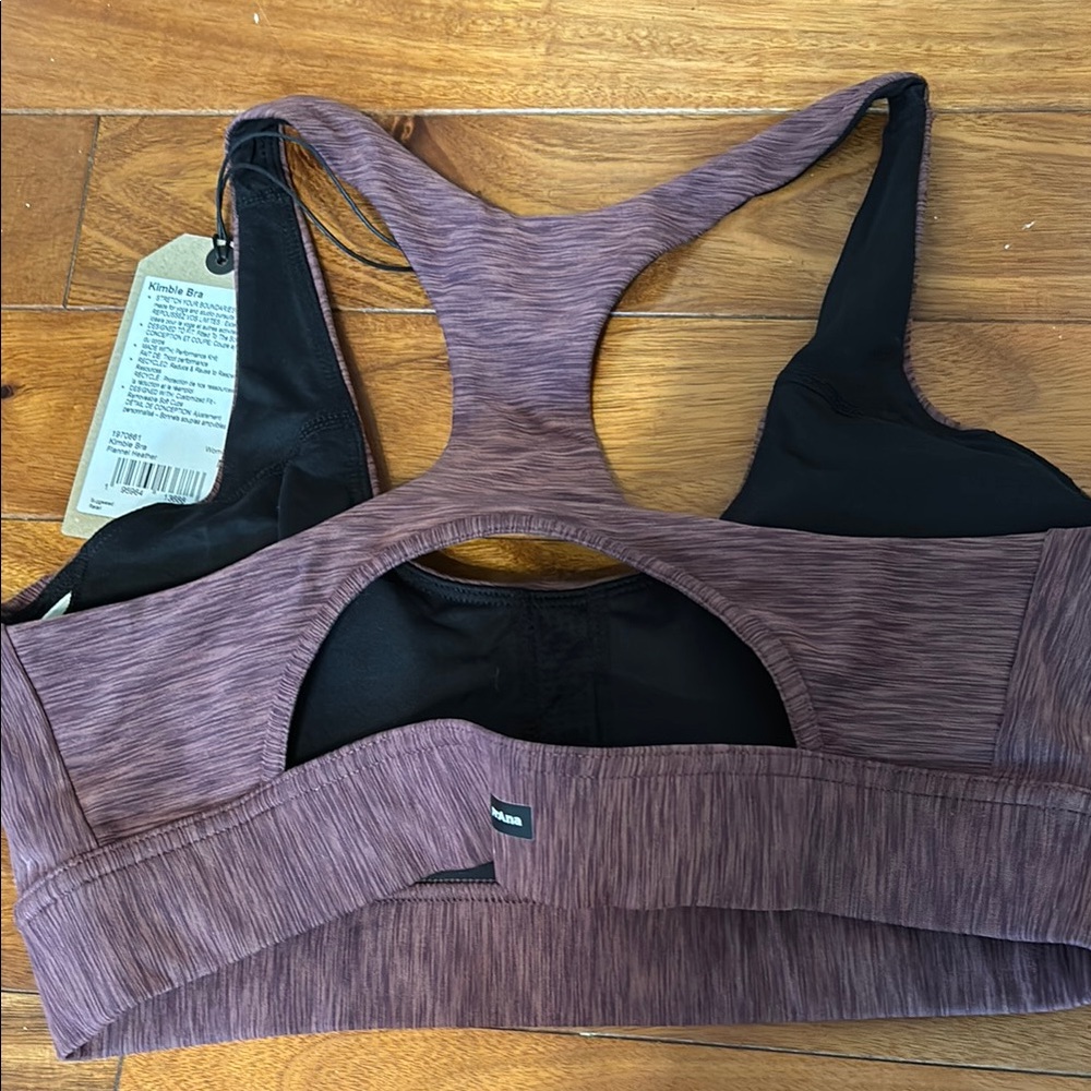 Prana Kimble Bra - Flannel Heather Sports Bra - Picture 6 of 10